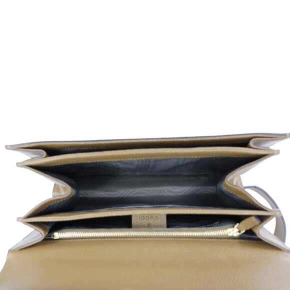 Gucci Zumi Flap Small Grainy Leather Shoulder Bag Brown 576388 - Picture 12 of 14